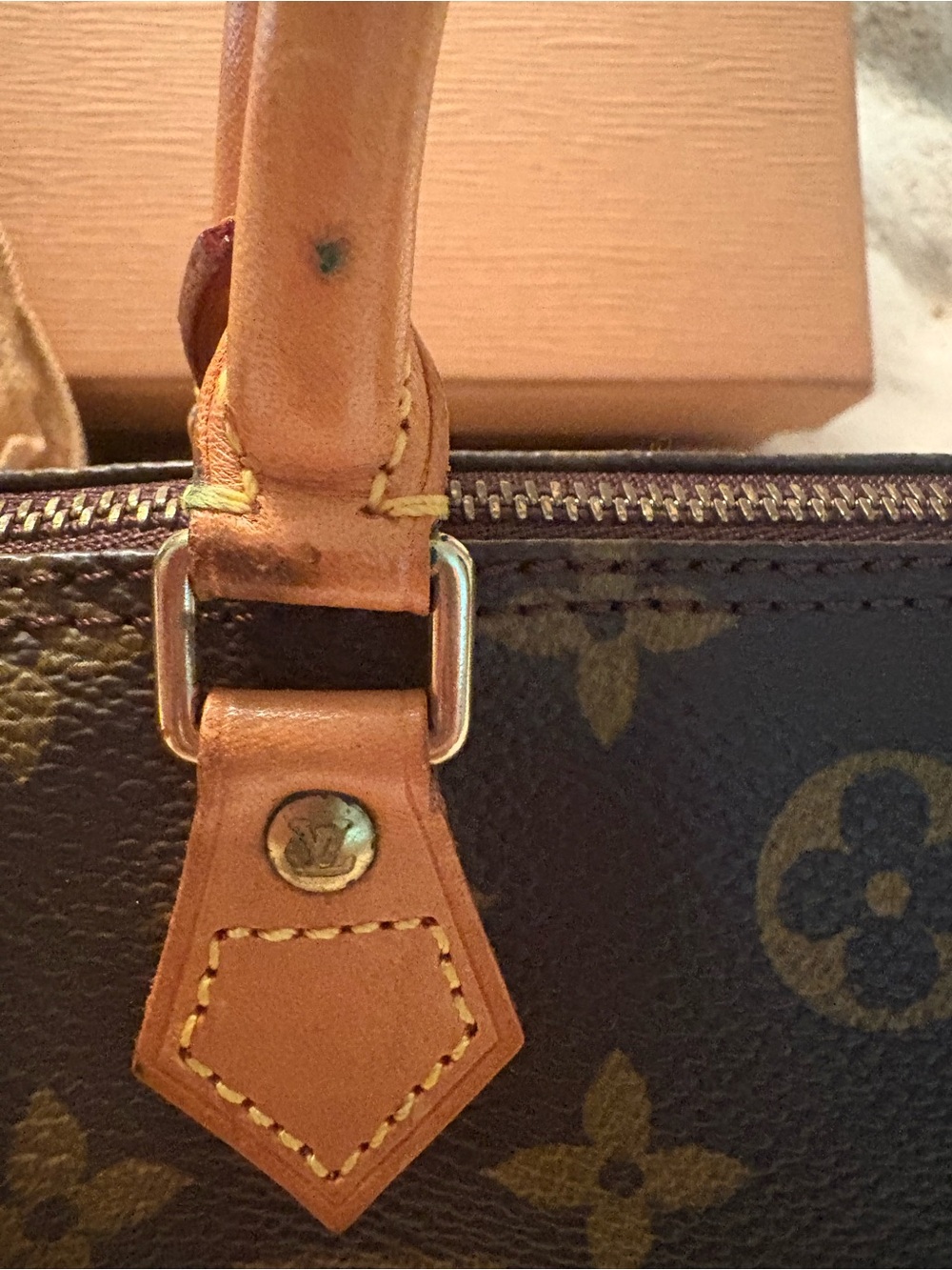 Louis Vuitton Brown and Tan Monogram Nano Bag - Picture 12 of 16